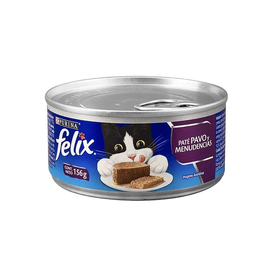 Gato Felix Alimento H Medo | Latas Para Gato Sabor Menudencias De Pavo