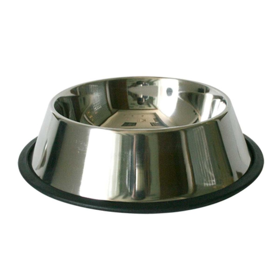 Perro Fancy Pets Platos Y Bebederos | Plato De Acero Inoxidable Base Antiderrapante Fancy Pets