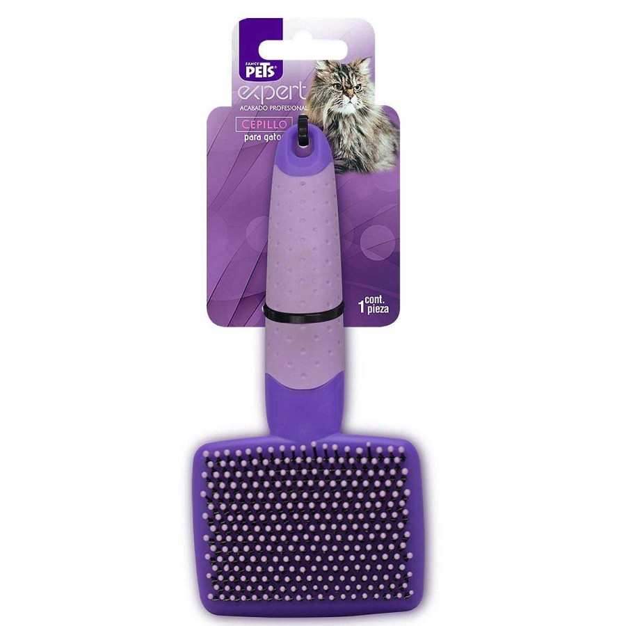 Gato Fancy Pets Est Tica | Cepillo Puntas Redondas Para Gato Fancy Pets