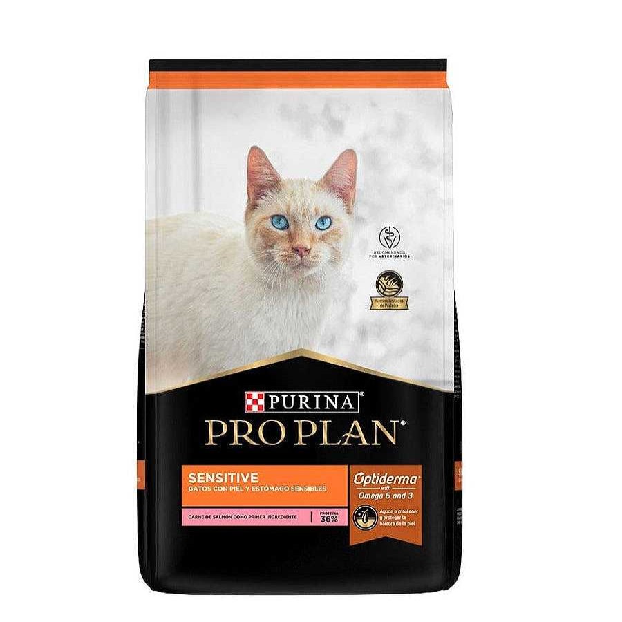 Gato Pro Plan Alimento Seco | Alimento Para Gato Adulto Sensitive (Optiderma) Purina Pro Plan 3 Kg