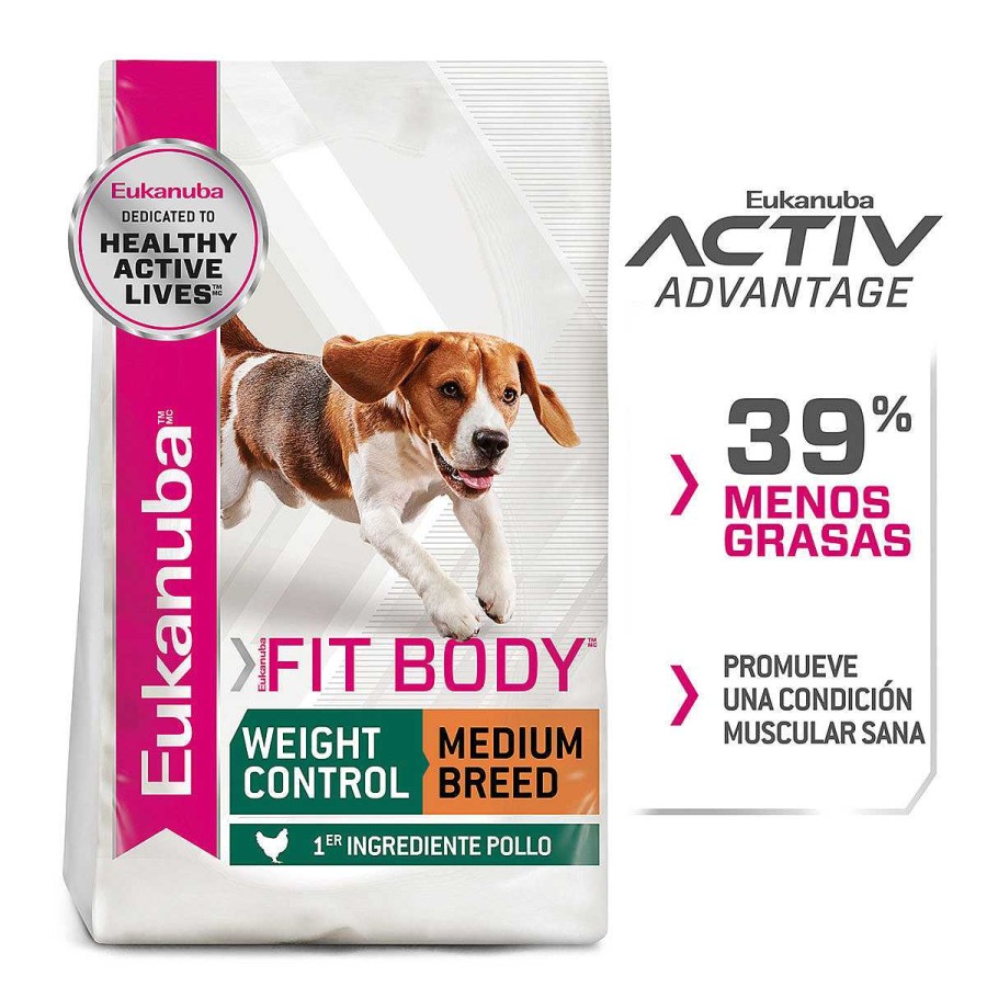 Perro Eukanuba Alimento Seco | Alimento Para Perro Eukanuba Fit Body Medium Breed