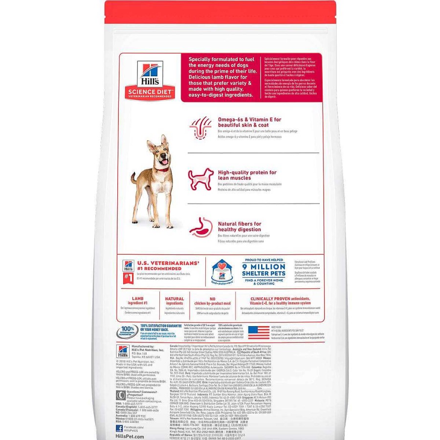 Perro Hill's Science Diet Alimento Seco | Alimento Para Perro Adulto Advanced Fitness Cordero & Arroz Hill'S Science Diet