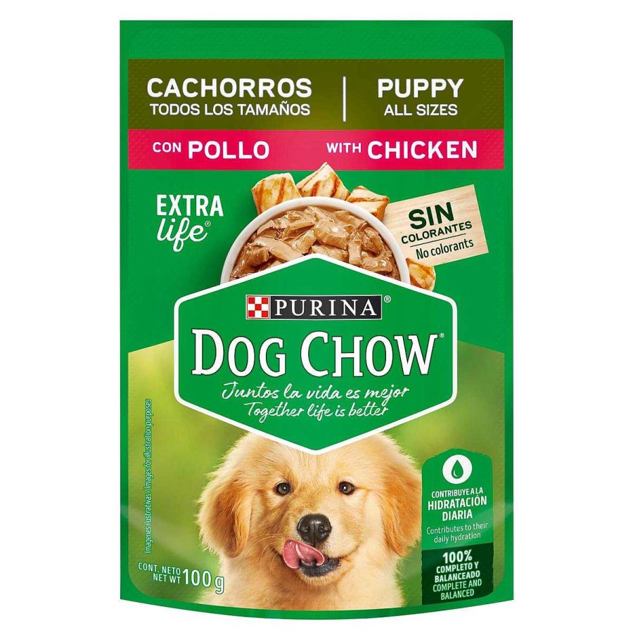 Perro Dog Chow Alimento H Medo | Alimento H Medo Para Cachorros Todas Las Razas Purina Dog Chow Pollo 20 Pouches De 100 Gr