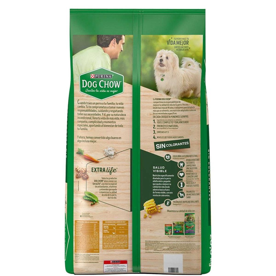 Perro Dog Chow Alimento Seco | Alimento Para Perro Adulto Raza Mini Y Peque A Purina Dog Chow Sin Colorantes 20 Kg