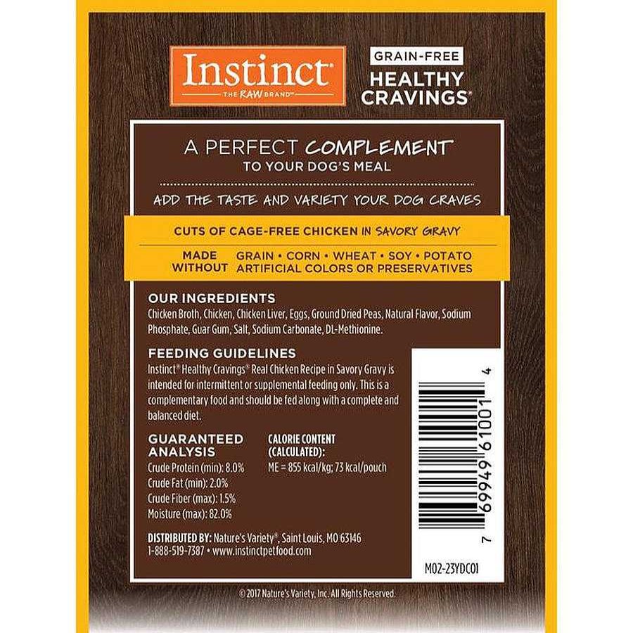 Perro Instinct Alimento H Medo | Sobre Instinct Healthy Cravings De Pollo Para Perro