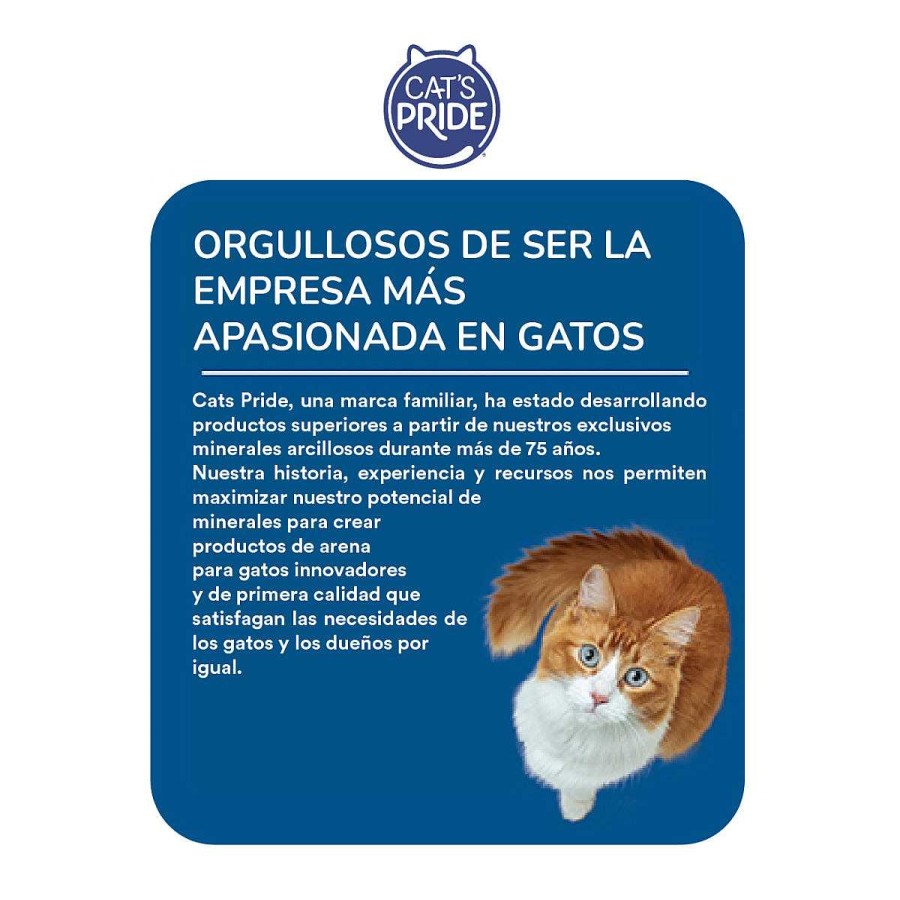 Gato Cats Pride Limpieza | Arena De Arcilla Para Gatos Con Triple Acci N Cats Pride 9.10 Kg