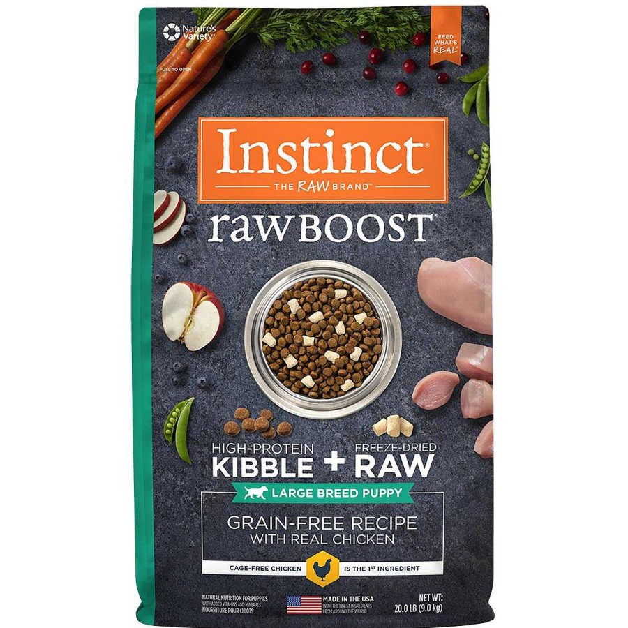 Perro Instinct Alimento Seco | Alimento Para Cachorro Raza Grande Pollo Con Granos Y Arroz Integral