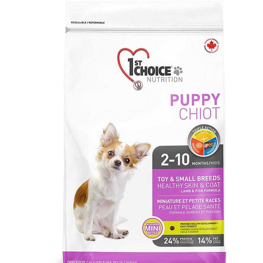 Perro 1st Choice Alimento Seco | Alimento Puppy Toy Breed Skin & Coat Lamb 1St Choice