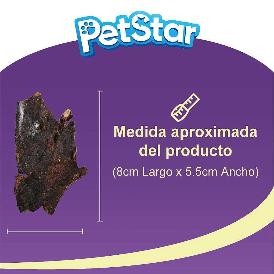 Perro Petstar Naturales | Premios Beefy Lung Chips True Bites