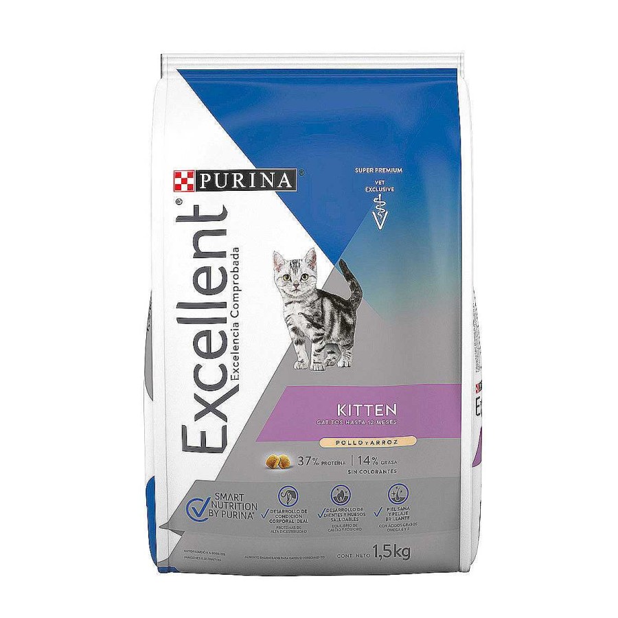 Gato Excellent Alimento Seco | Alimento Para Gatitos Purina Excellent