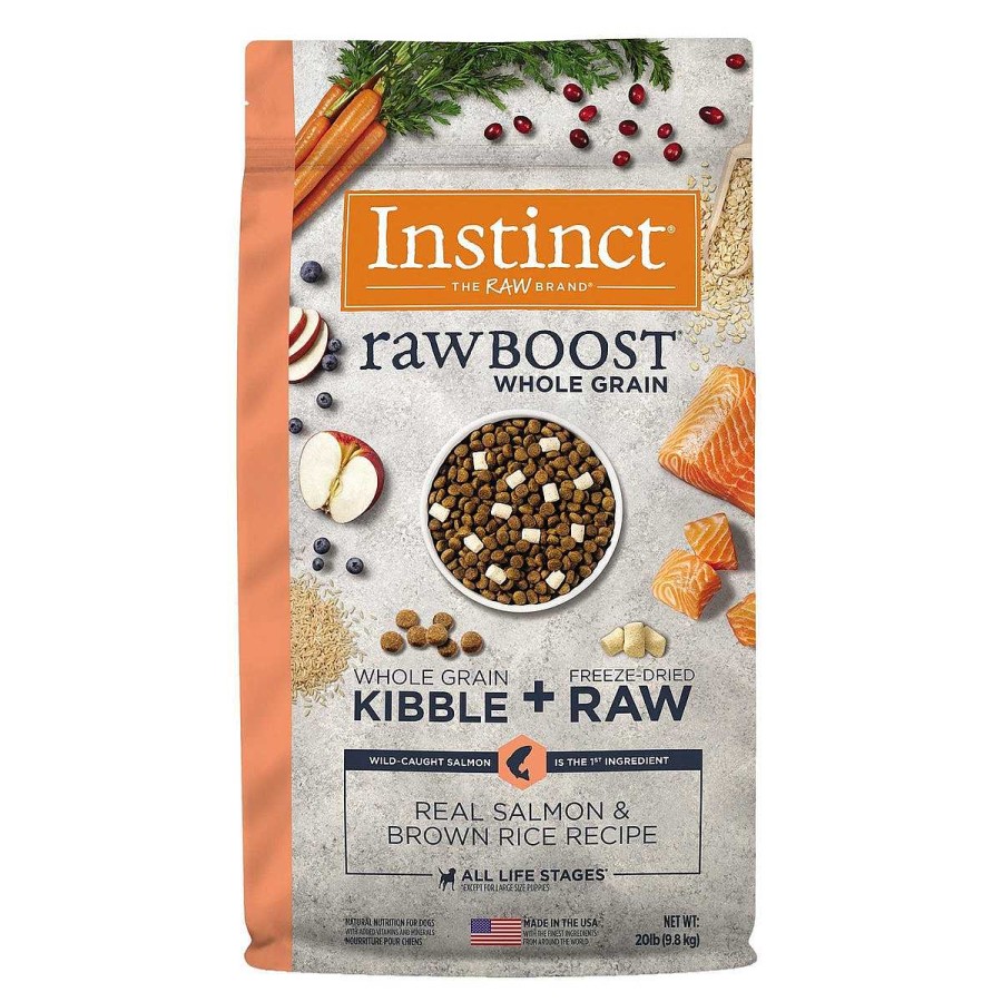 Perro Instinct Alimento Seco | Alimento Para Perro Instinct Raw Boost De Salm N Con Granos Y Arroz Integral