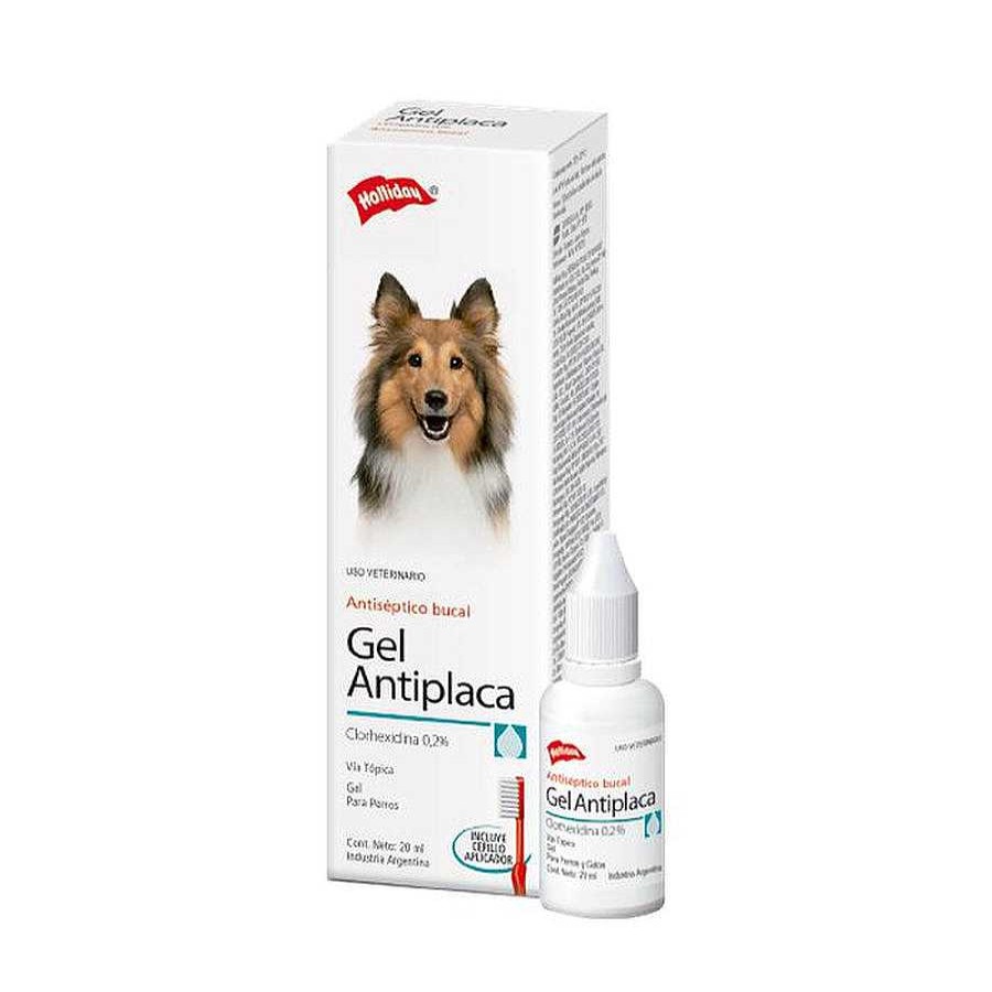 Perro Holliday Salud Dental | Clorhexidina Gel Antiplaca Holliday