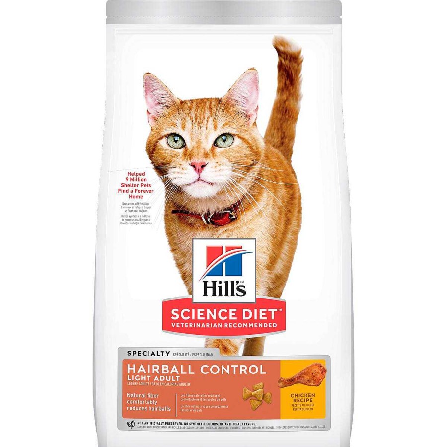 Gato Hill's Science Diet Alimento Seco | Alimento Para Gato Adulto Control Bolas De Pelo Light Hill'S Science Diet