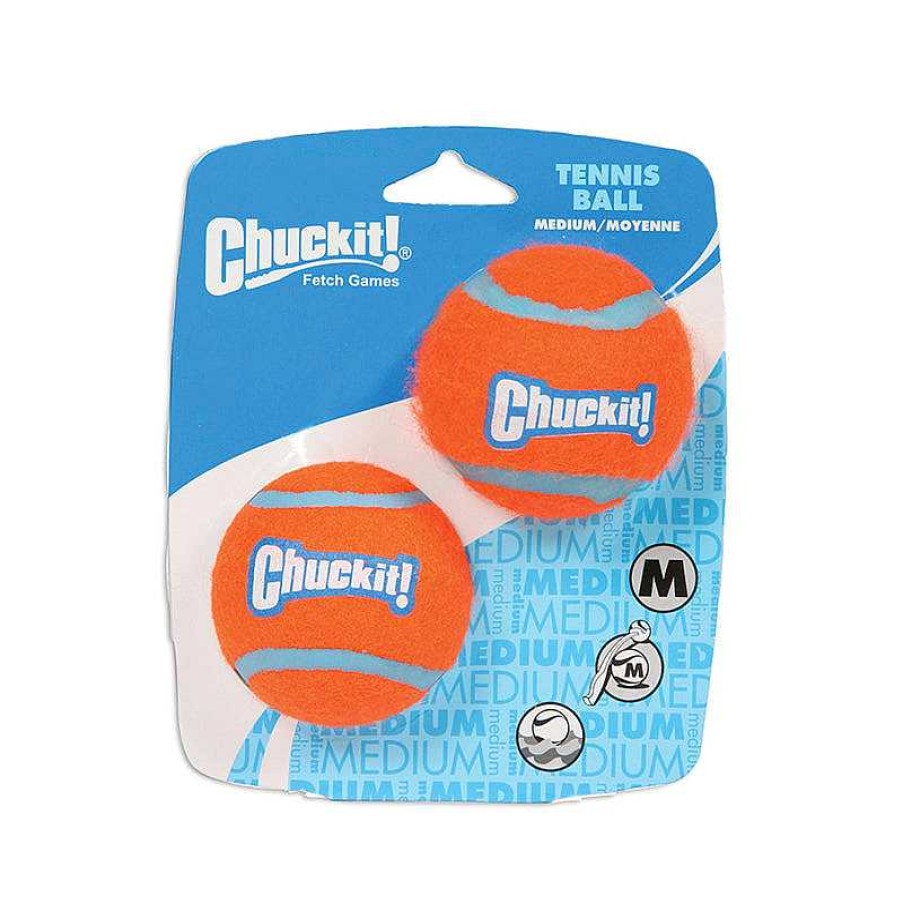 Perro Chuck it! Pelotas | Pelota De Tenis Chuck It! Mediana 2 Pzs