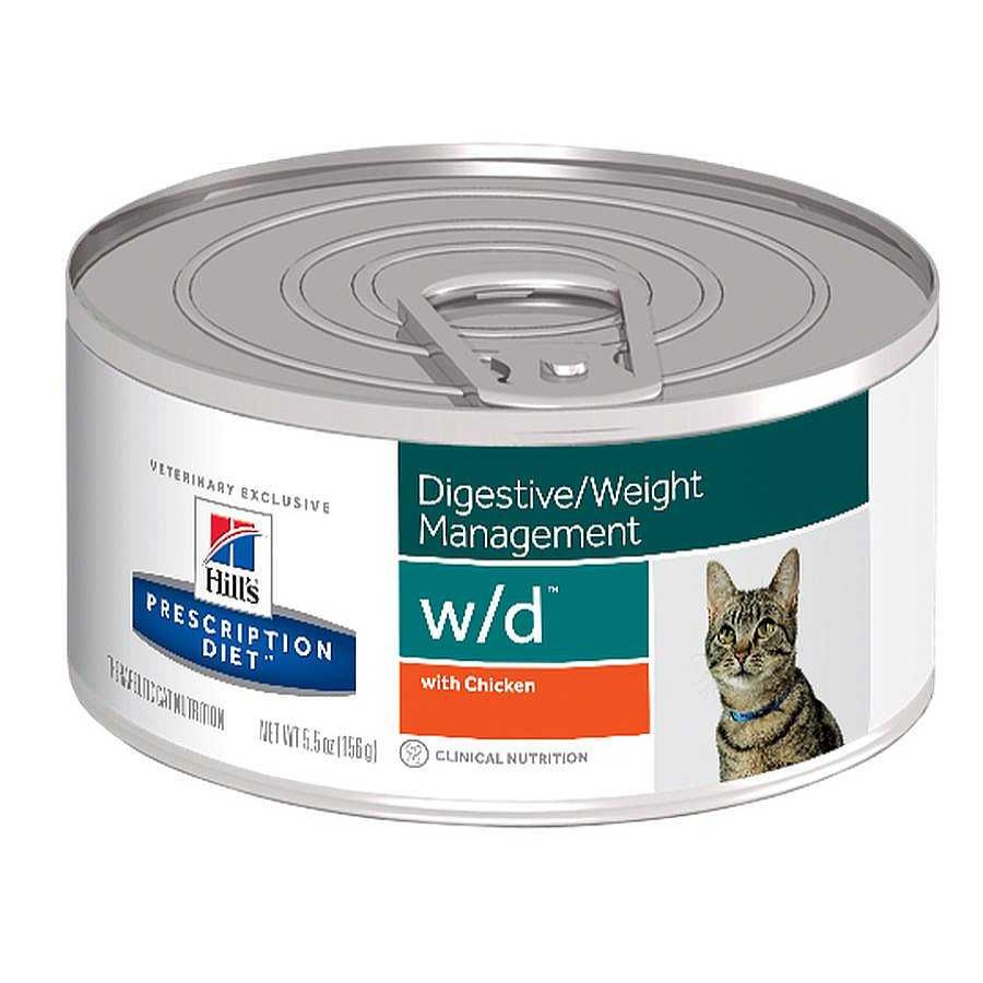 Gato Hill's Prescription Diet Alimento H Medo | Alimento H Medo En Lata Para Gato Adulto W/D Hill'S Prescription Diet 156 G (Individual)