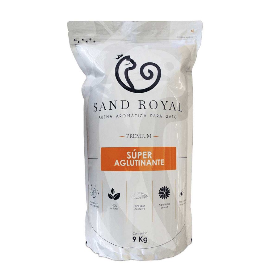 Gato Sand Royal Limpieza | Arena Para Gatos Super Aglutinante Con Aroma