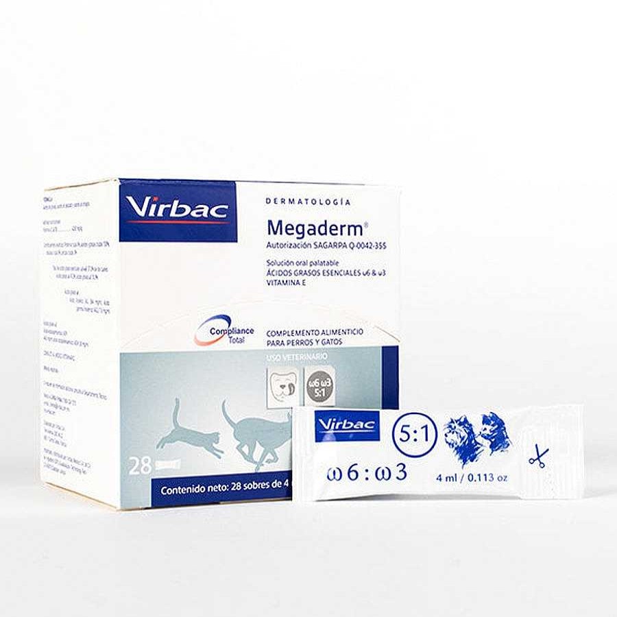 Perro Virbac Vitaminas | Suplemento De Cidos Grasos Megaderm Virbac