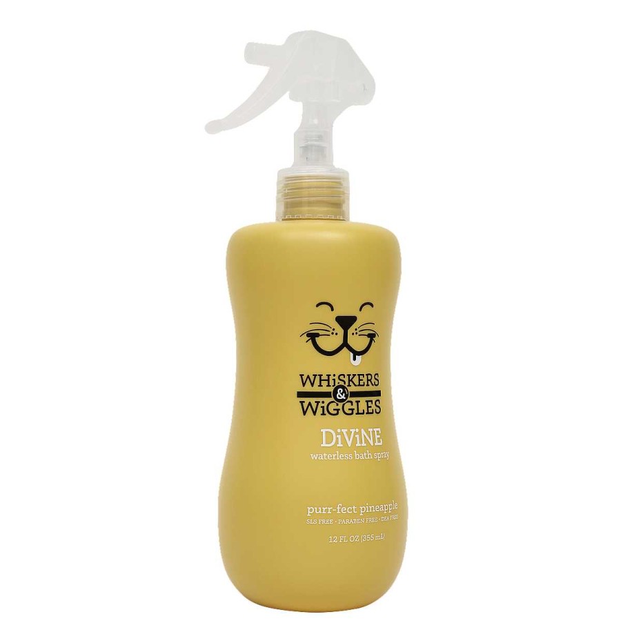 Gato Wags & Wiggles Est Tica | Shampoo En Spray Sin Agua Para Gato Aroma A Pi A Wags & Wiggles