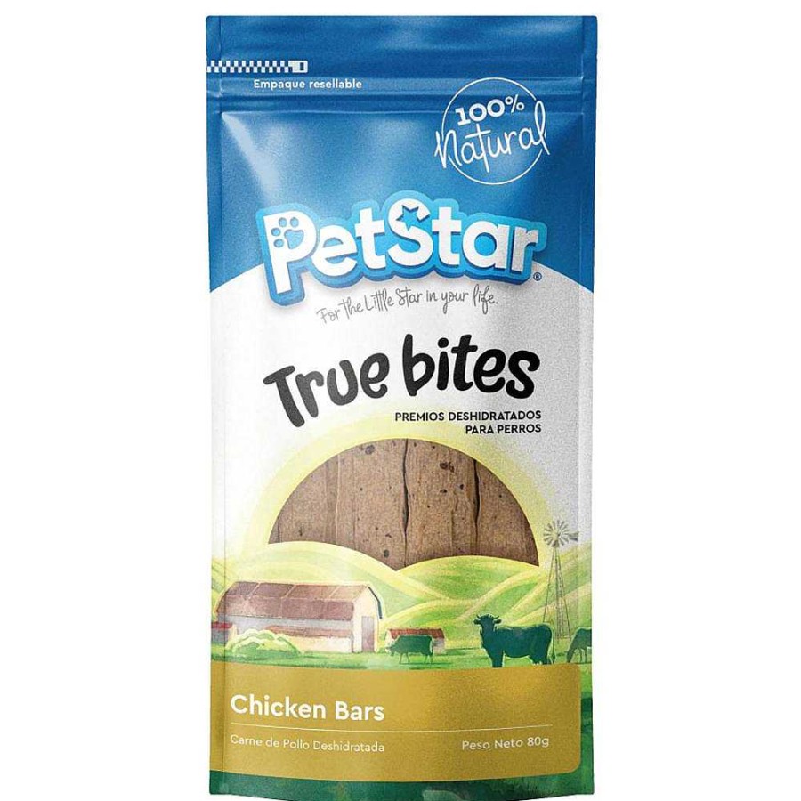 Perro Petstar Naturales | Premios Chicken True Bites Bars