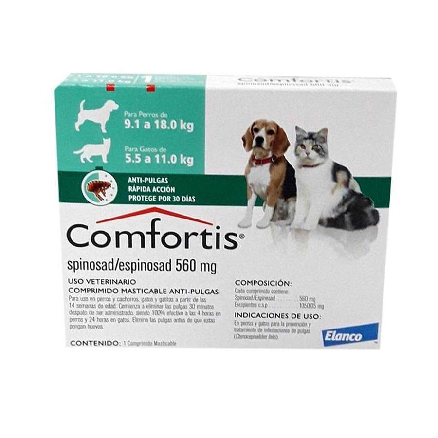 Perro Elanco Antipulgas Y Desparasitantes | Comfortis Tableta Para Perro Y Gato Elanco