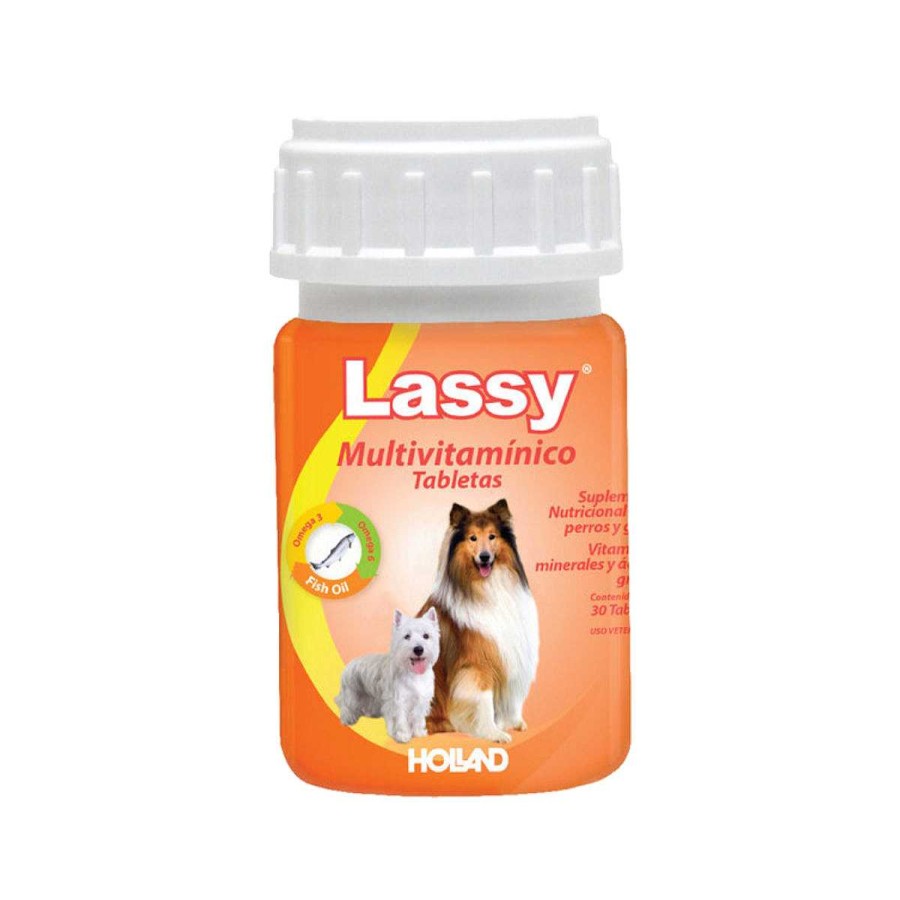 Perro Holland Vitaminas | Suplemento Multivitam Nico Para Perros Y Gatos Lassy