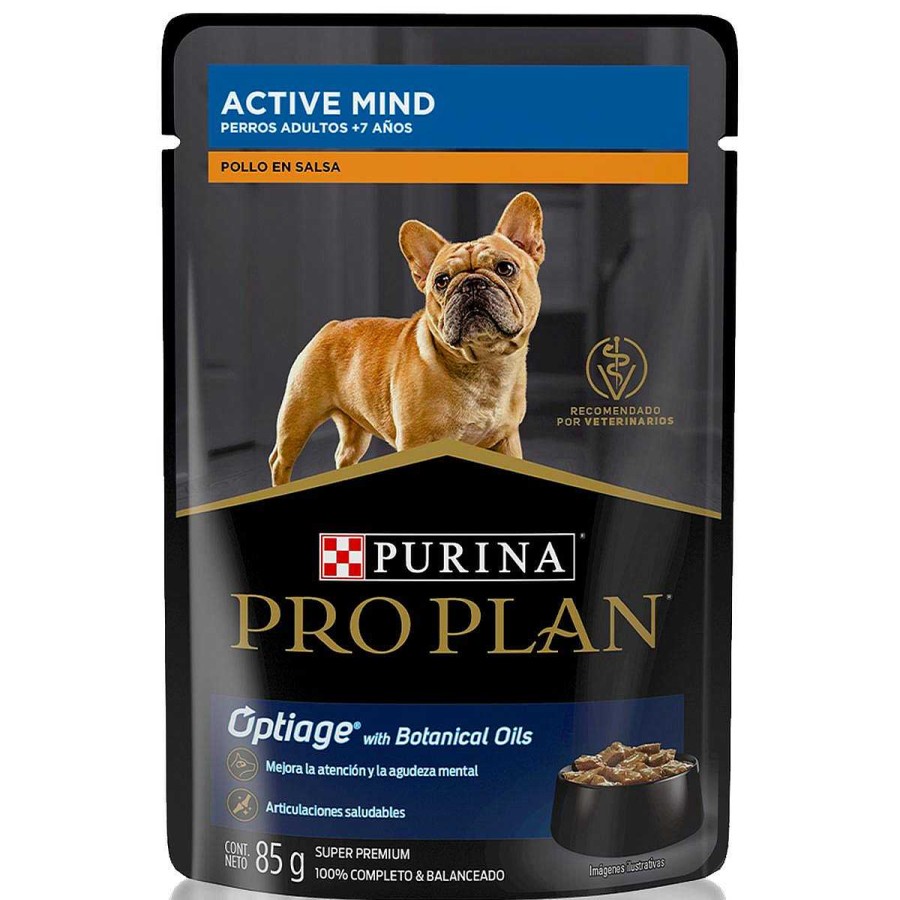 Perro Pro Plan Alimento H Medo | Alimento H Medo En Sobre Para Perro Adulto Purina Pro Plan Senior +7 Pollo En Salsa Caja Con 12 Piezas