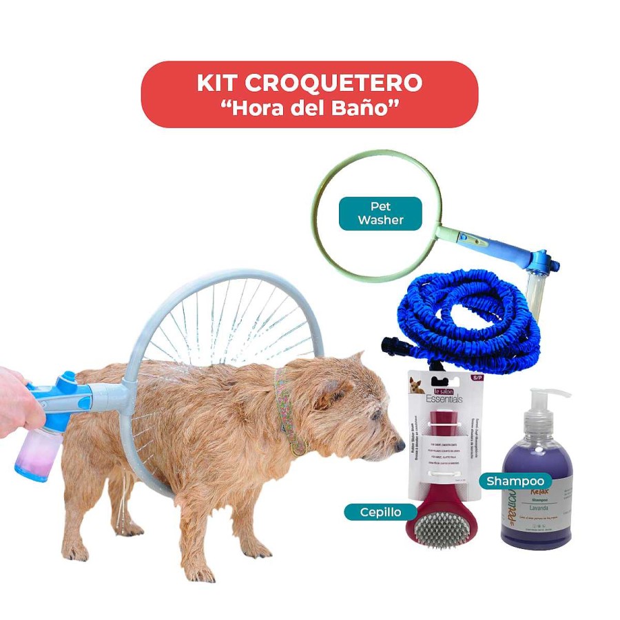 Perro Croquetero Limpieza | Kit Para Perro Hora Del Ba O Croquetero