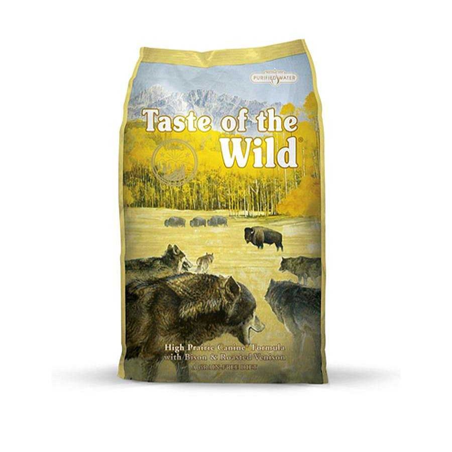 Perro Taste of the Wild Alimento Seco | Alimento Para Perro Adulto Todas Las Razas Taste Of The Wild Bisonte Y Venado Asado (High Prairie Canine)