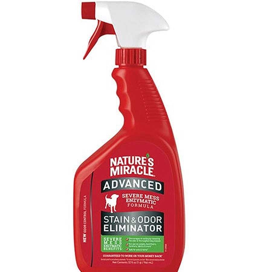 Perro Natures Miracle Limpieza | Spray Removedor De Manchas Y Olores Dif Ciles Natures Miracle